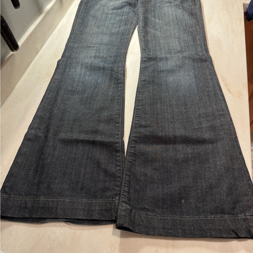 Express X2 Dark Wash Flare 8L, 30x32 Women's Jeans EUC VINTAGE 2007
